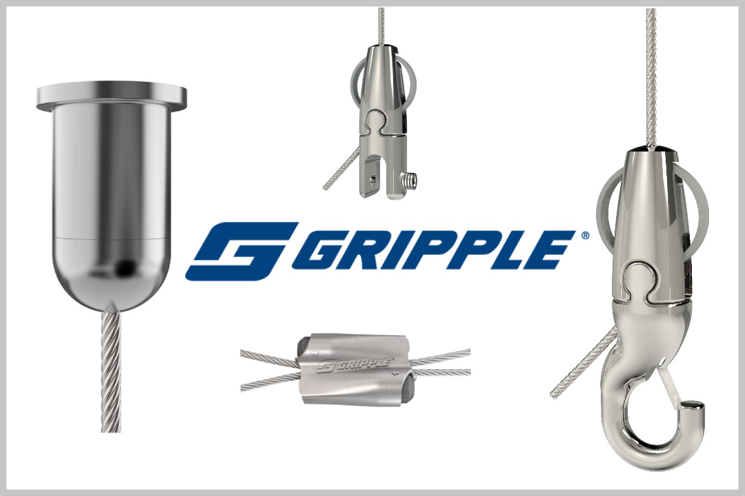 GRIPPLE Systèmes de suspension à câble d'acier