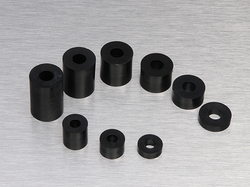 Black PVC spacers