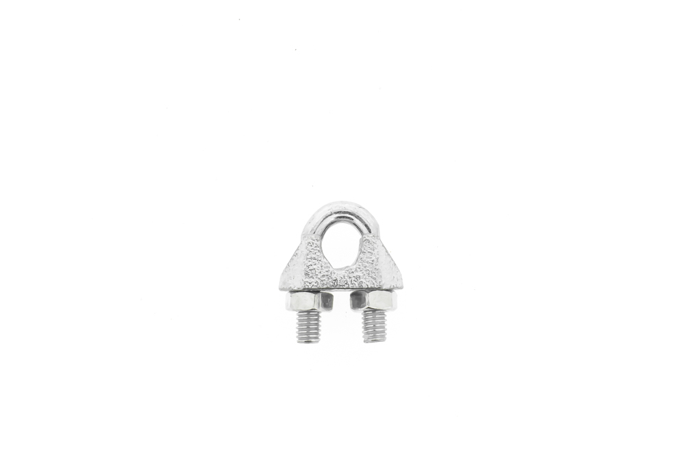 Wire rope clamps zinc plated