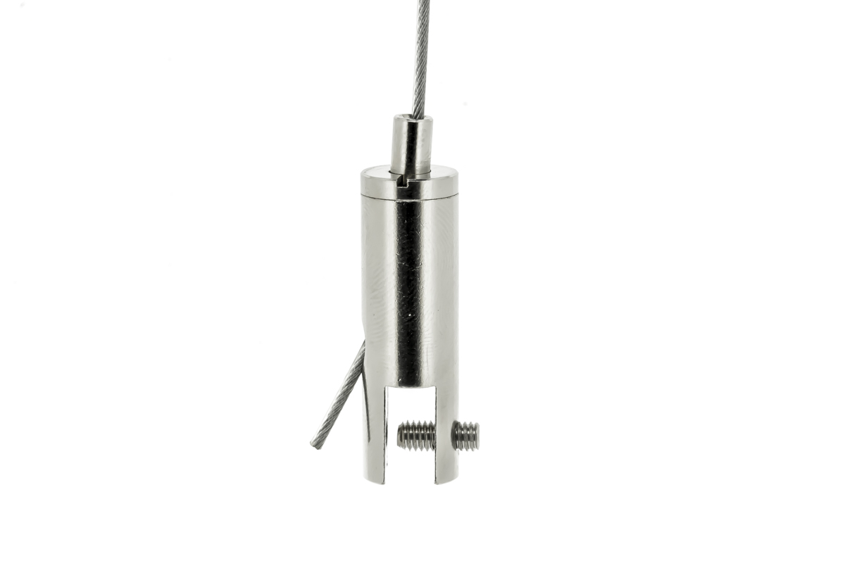 Steel cable board clamps