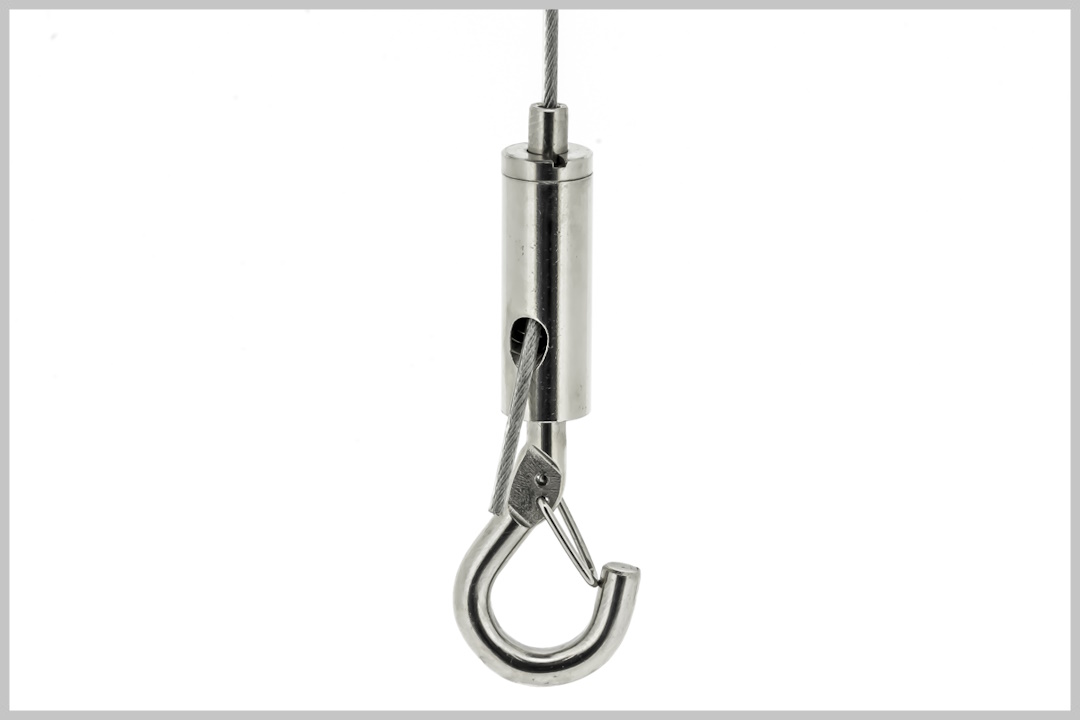 Steel cable hooks & eyes