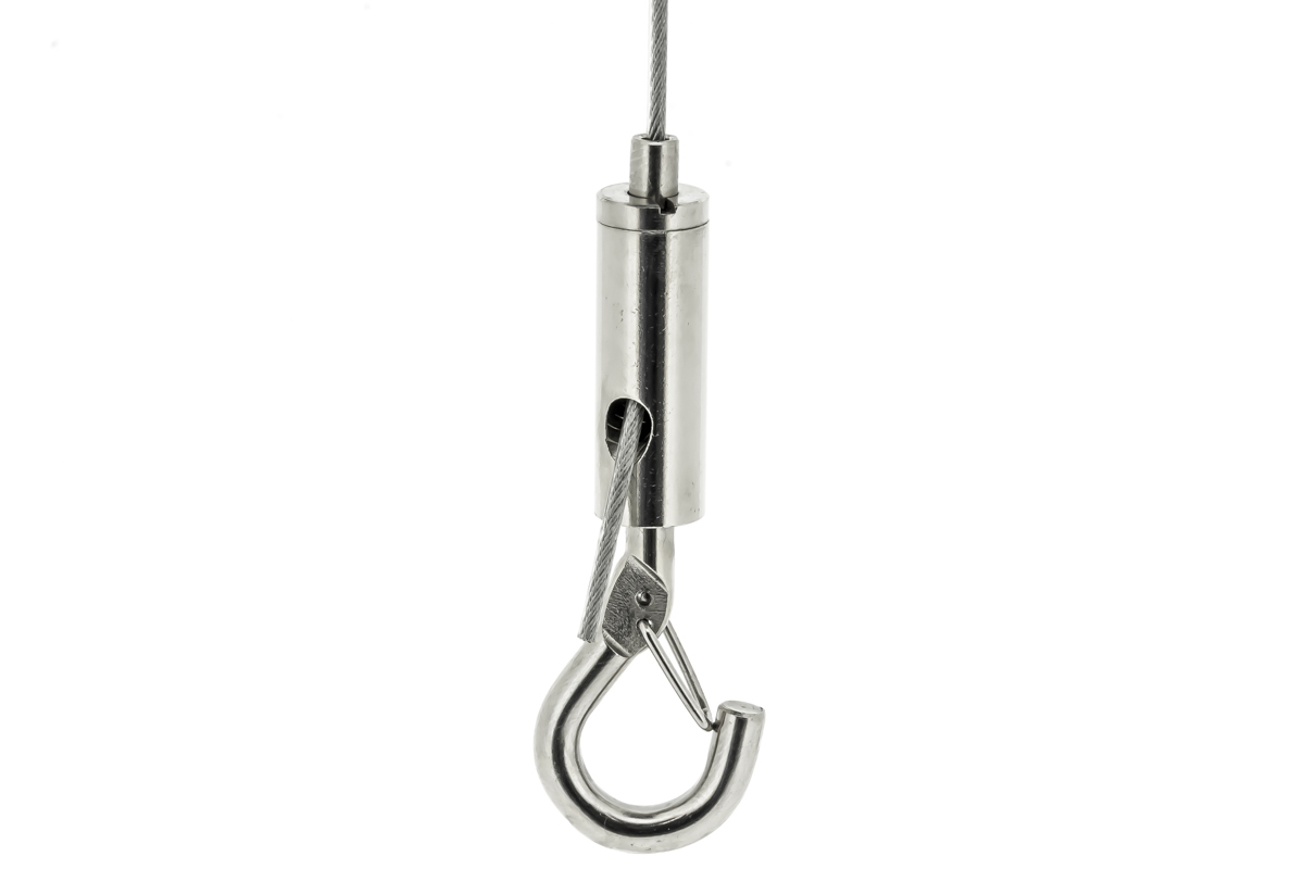 Steel cable hooks & eyes
