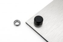 Screw covers 10mm aluminium black Miniplex