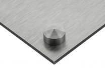 Conical screw covers 12mm stainless steel Basic