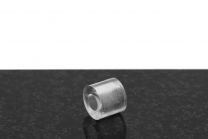 Plastic spacer sleeves M6 transparent 12x10x6mm Rodyspacer