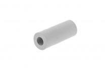 Plastic spacer sleeves M6 white 12x30x6mm Rodyspacer
