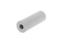 Plastic spacer sleeves M6 white 14x40x6mm Rodyspacer