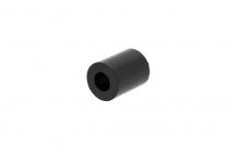 Plastic spacer sleeves M6 black 12x15x6mm Rodyspacer