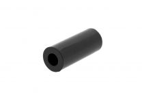 Plastic spacer sleeves M6 black 12x30x6mm Rodyspacer