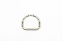D-Ring 25x4,5mm vernikkeld