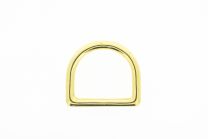 D-Ring 28x5mm messing