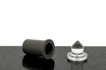 Easyfix Letter standoffs small high F+M grey