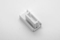 End piece for Cliprail white