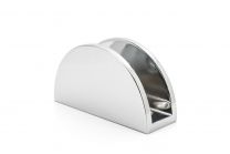 Glass shelff support chrome-plated 50x27mm semicircular