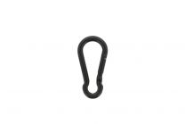 Carabiner 50x5mm stainless steel 316 black