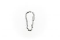 Carabiner screw closure 70x7mm galvanized