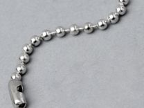Ball chains with connector 2,4 x 300 mm nickel-plated