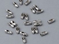 Ball chain connectors 2,4 mm nickel-plated