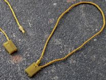 Cords with box, 120 mm long, gold