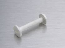 bookscrew nylon white 5 x 30 mm