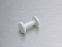 bookscrew nylon white 5 x 15 mm
