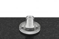 Damfix M4 adhesive foot with internal thread