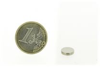 Magneticdisc 9,5mm diameter, 2mm thick, N35