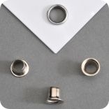 Zeilring, No. 25.5, 5 mm vernikkeld