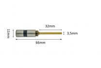 Paper drillbits titanium coating 3,5mm x 32mm
