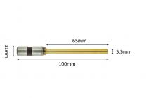 Paper drillbits titanium coating 5,5mm x 65mm