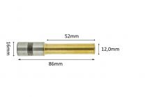 Paper drillbits titanium coating 12mm x 52mm L