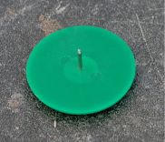 Poster pin kop 15 mm, groen