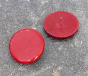 Poster pin kop 15 mm, rood