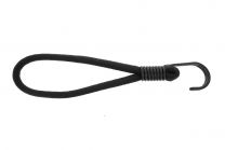 Qfix Bungee loop with hook SDH black 8x200 mm
