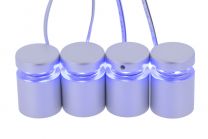 LED Standoffs Quattrofix 25x25 with blue light