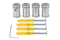 Standoffs Quattrofix SS 304 15x19 with allen screw