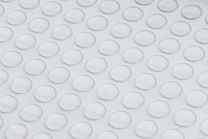 Bumperstops 13mm Cylindrical 2,8mm high extra transp. 242pcs