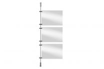 Window presentation rod system 100cm extension set 3