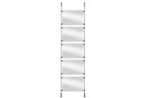 Window presentation rod system 125cm set 5