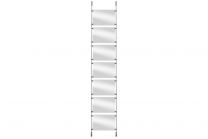 Window presentation rod system 250cm set 7