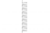 Window presentation rod system 250cm extension set 8
