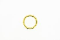Ronde ring 19x4mm messing