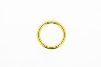 Ronde ring 22x4mm messing