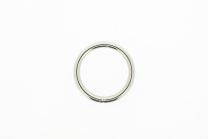 Ronde ring 25x3,5mm vernikkeld