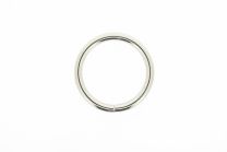 Ronde ring 30x4mm vernikkeld