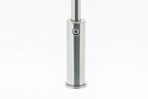 Stainless steel rod system ceiling-floor mounting