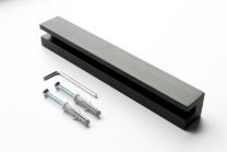 Signclamp standoffs Flag 180x25x25 black Classic