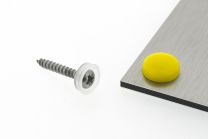 Snap Cap screw covers 13mm Lemon Twist