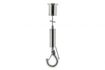 Steel cable suspension set 13 with closed hook