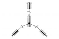 Steel cable suspension set 6 with splitter & 2 M4 fixings